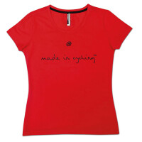 Assos T Shirt "Made in Cycling" SS Lady national red S