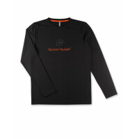 Assos Langarmshirt "Sponsor Yourself" black-orange XLG